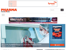 Tablet Screenshot of pharmafocusasia.com